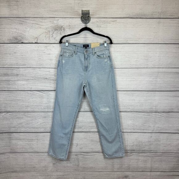 NYDJ Women's Light Washed High Rise Charlotte Relaxed Jeans Size 27 - Picture 1 of 8